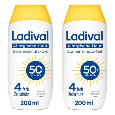 Ladival Allergische Haut Sonnenschutz-Gel LSF 50+ x2 2x200 ml Gel