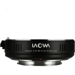 Laowa 0.7x Konverter für Probe Lens EF-X (Weitwinkelkonverter, Canon EF), Objektivkonverter, Schwarz
