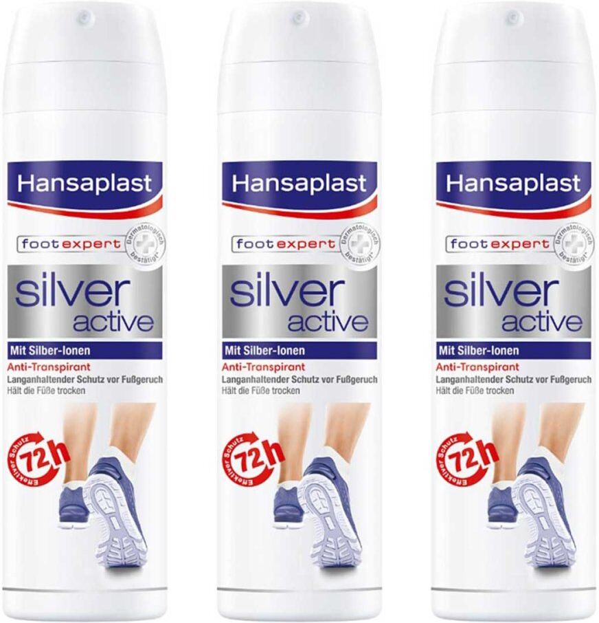 Hansaplast Fußspray Silver Active