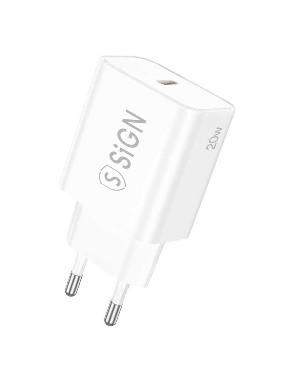 SiGN Wall Charger USB-C PD - 20W - White