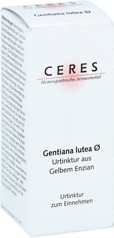 Ceres Gentiana lutea Urtinktur