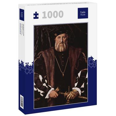 Lais Puzzle Hans Holbein d. J. - Porträt des Charles de Solier, Sieur de Morette, französischer Gesandter/London 1000 Teile