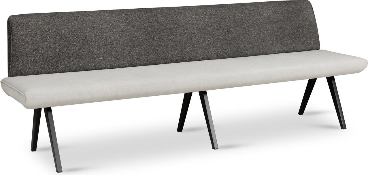 Bank Sina 240 mit Federkern Beige/Grau
