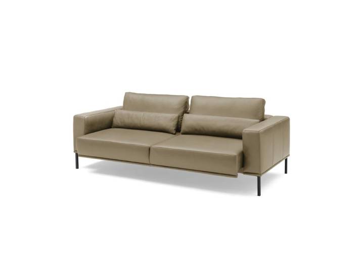 Musterring JustB! Ledersofa optional mit motorischem Sitzvorzug
