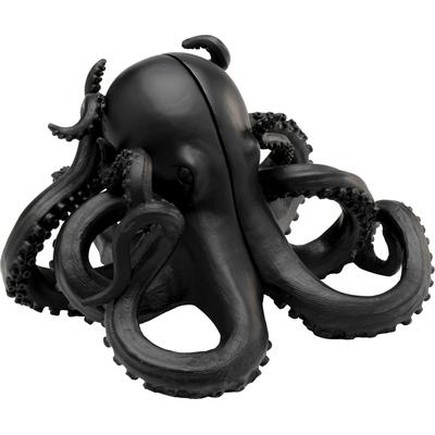 Buchstütze KARE DESIGN "Octopus", schwarz, B:28cm H:18cm T:26cm, Polyresin, Buchstützen, aus Polyresin