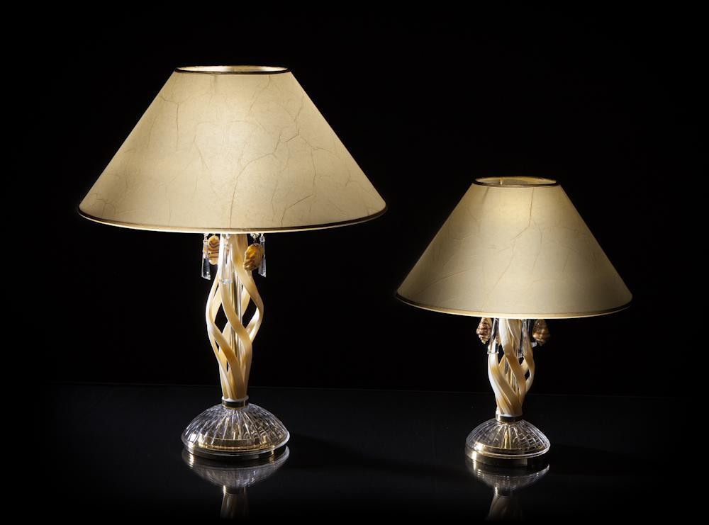 AEA Antieke Kristallen Tafellamp in Chandelier Stijl