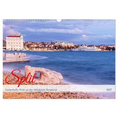 Split - Zauberhafte Perle an der Adriaküste Kroatiens (Wandkalender 2027 DIN A3 quer), CALVENDO Monatskalender
