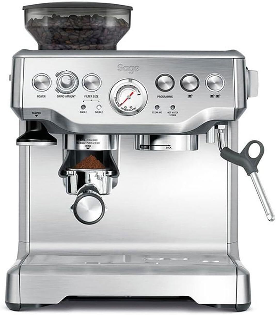 Sage BES875 The Barista Express Espresso Coffee Machine   silver - Refurbished