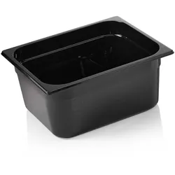 WAS Germany - GN Behälter GN 96 BLACK 1/2-150 mm, schwarz, Polycarbonat