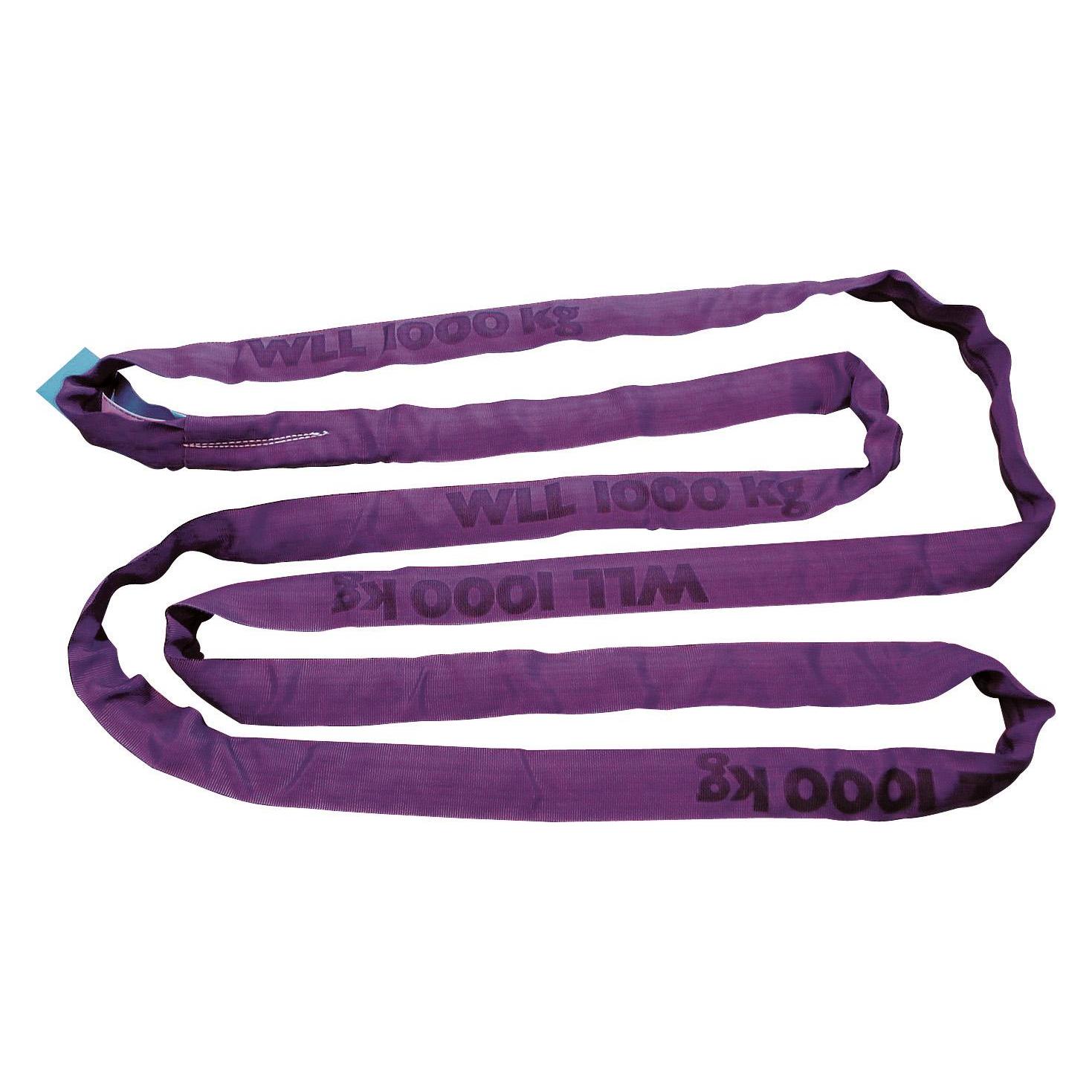 Kerbl Rundschlinge (Umfang 2 m, Farbe violett, Zugkraft direkt 1000 kg / umgelegt 2000 kg, Transport (33647616)