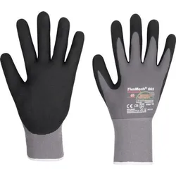 Honeywell Handschuhe FlexMech 663 Gr.7 grau/schwarz Nylon/Elastan/Nitrilschaum 10 PA