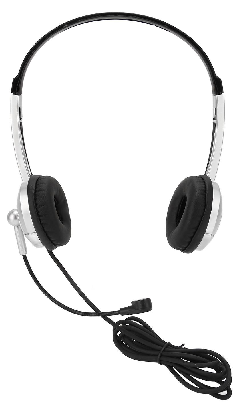 Gistuch Bedrade Headset met Ruisonderdrukking en Microfoon voor Klantenservice, 3,5 mm aansluiting