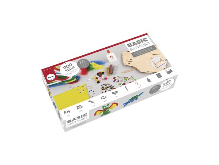 Rayher Basic Bastelset mit 900 Teilen 25 × 12 × 20 cm