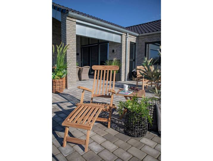 Gartenliege Arrecife Teakholz, geölt Braun 60 x 80 x 150cm