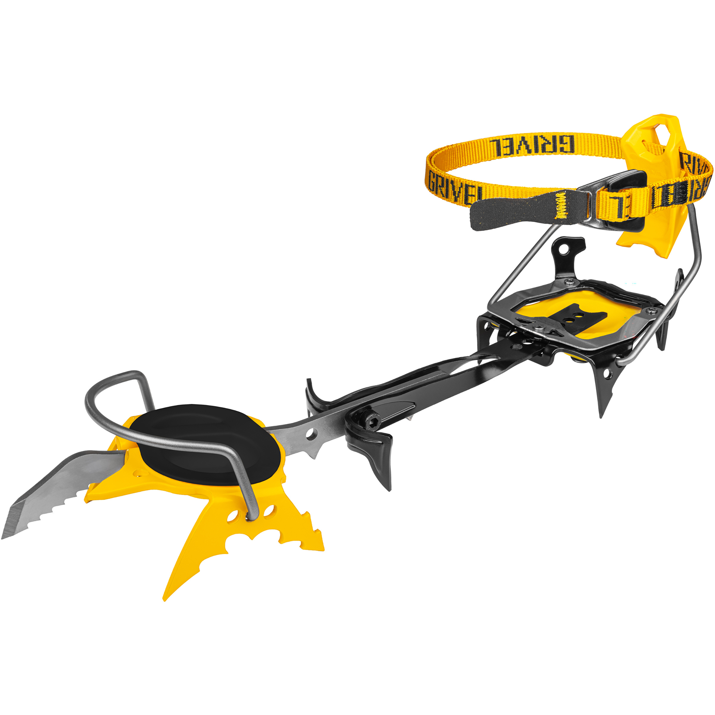 Grivel G20 Plus LT Katana Cramp-O-Matic Steigeisen Steigeisen silver-yellow Eisklettern | Alpinklettern