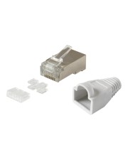 equip Stecker RJ45 Cat6 100STK mit Knickschutz u. Einf Netzwerk CAT 6 100er (121181)