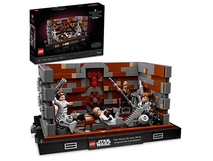 LEGO Star Wars Death Star Trash Compactor Diorama 75339 Bausatz, 802-teilig