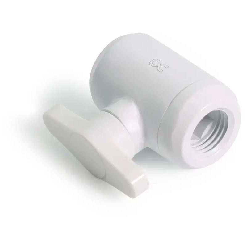 Alphacool Eiszapfen 2 Wege Kugelhahn G1/4 - White