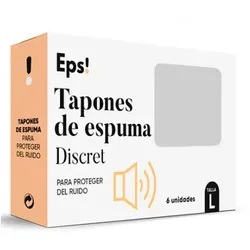 Eps Foam Ear Plugs Discret 6 Units Size L