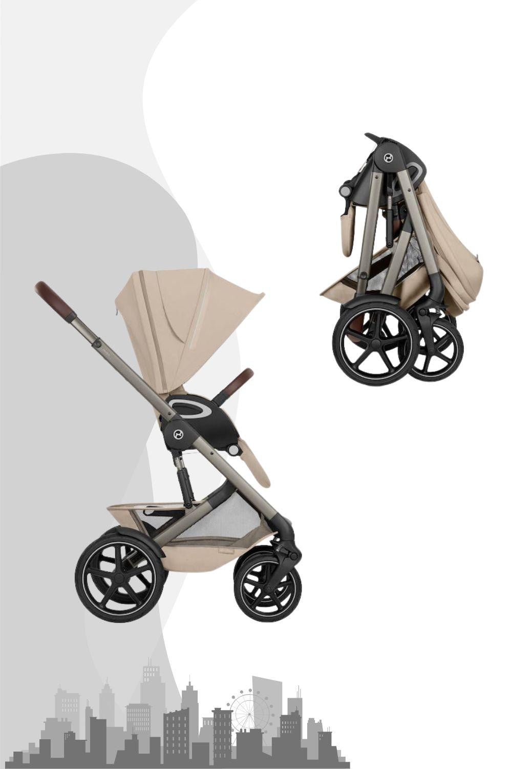 Cybex Talos S Lux kinderwagen Amandelbeige