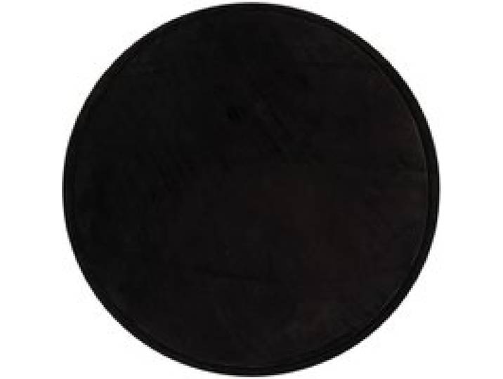 Tapis pour enfant lavable Atami noir 80 cm rond