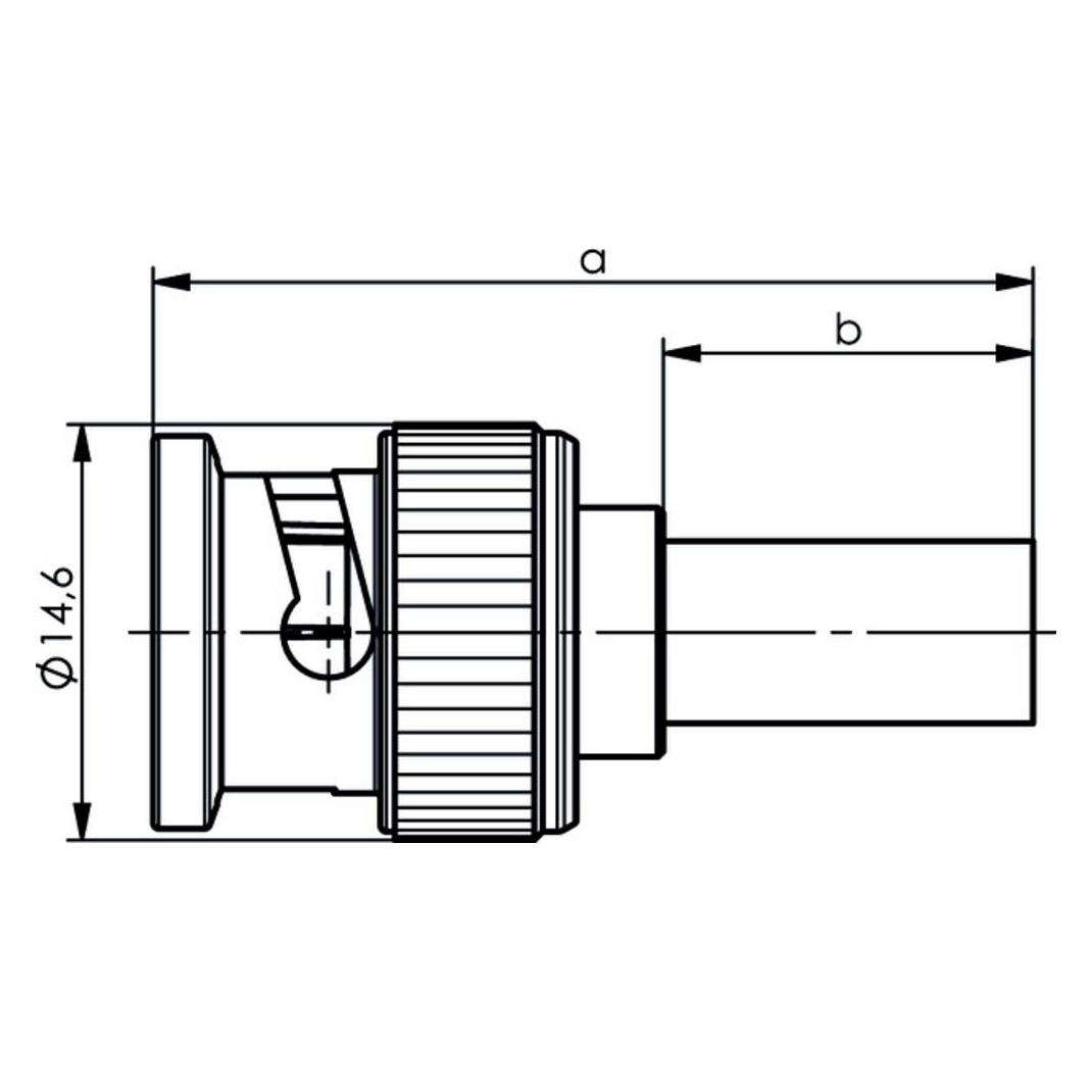 Telegärtner BNC-Steckverbinder (J01002A0092)