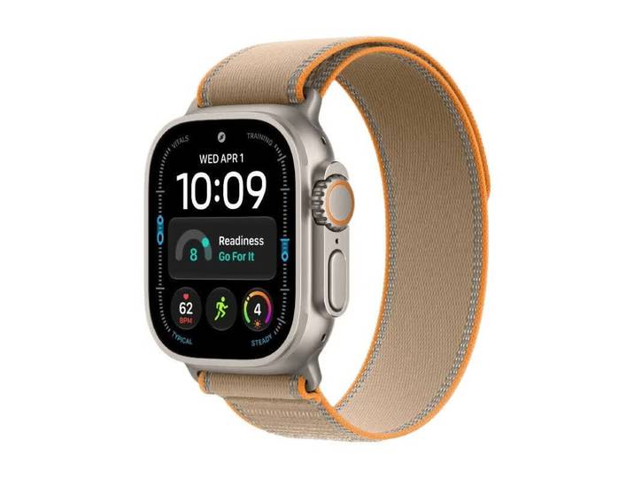 Apple Watch Ultra 4 - GPS + Cellular - 49 mm - Boîtier en Titane avec Bracelet Sand Trail (M/L)