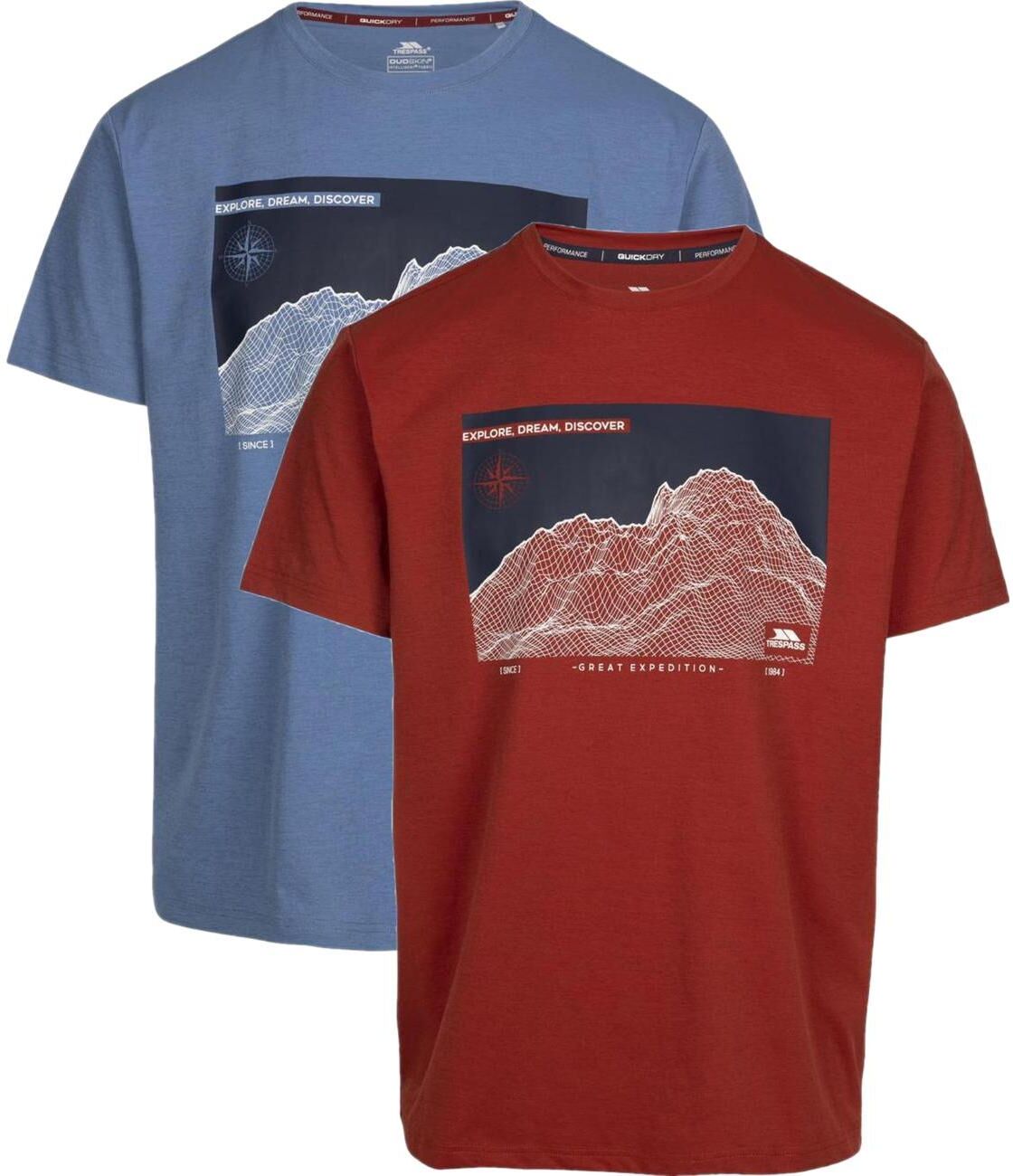 Trespass Sirgis - Male Casual T-Shirt Salsa Xl