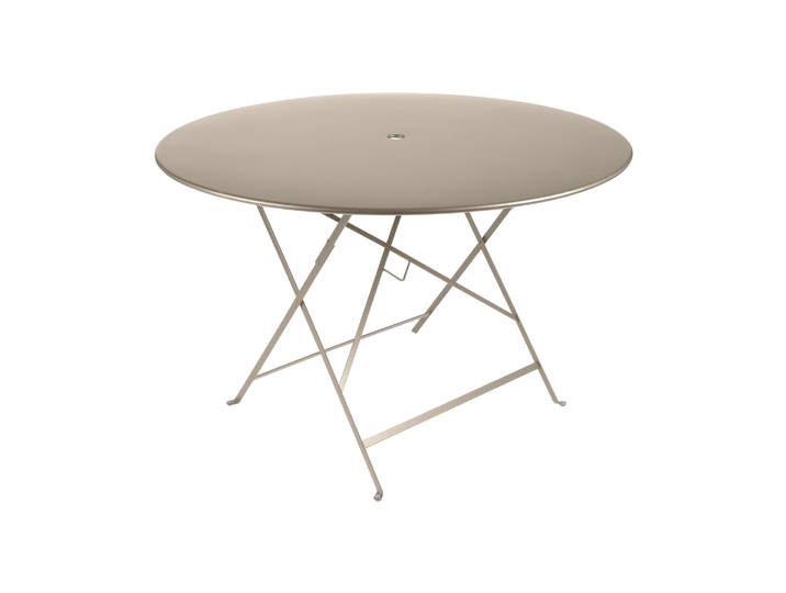 Fermob - Table ronde Bistro - Beige - Acier peint