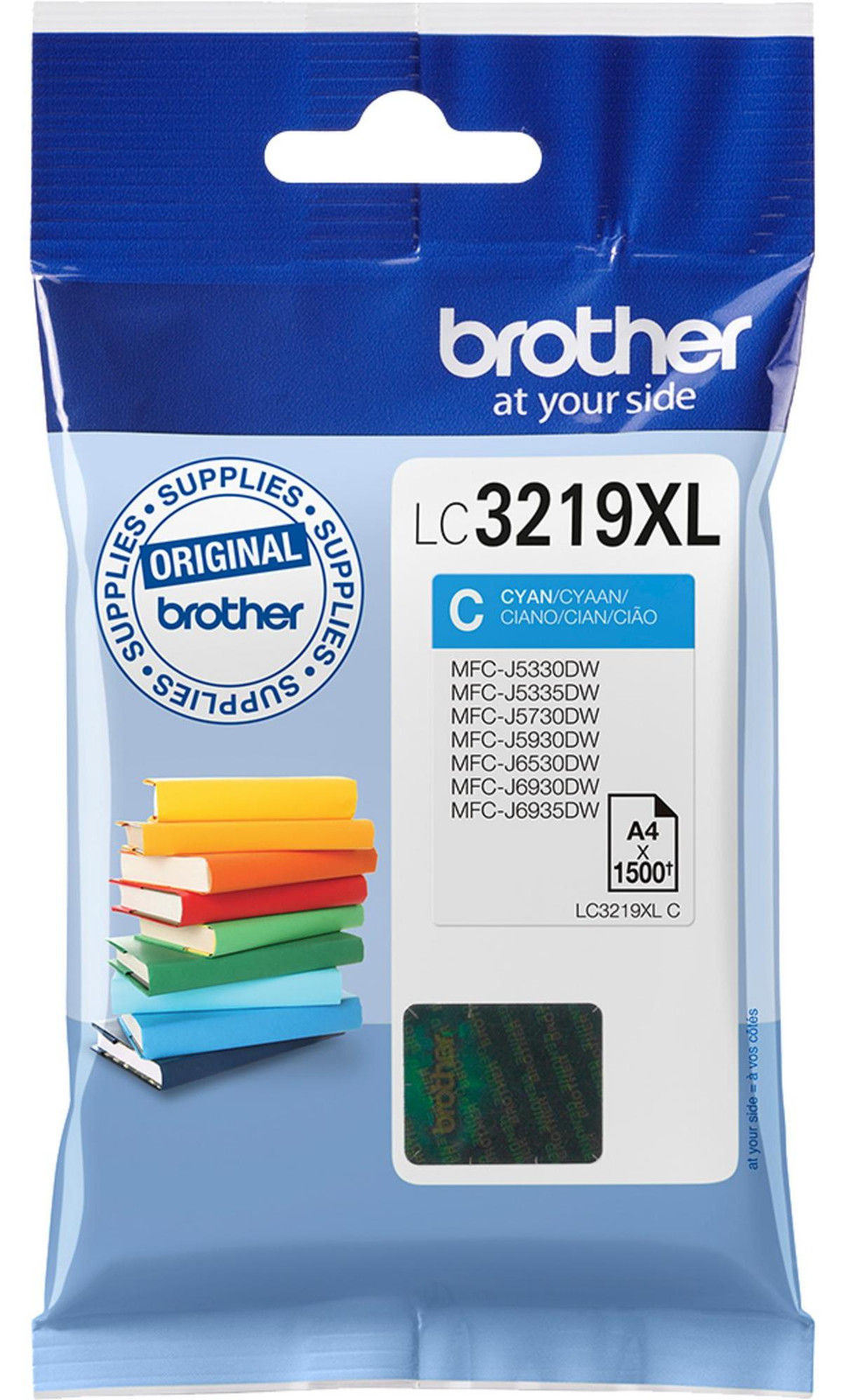 Brother LC-3219XLC Cyan Inkt 1500 pagina's