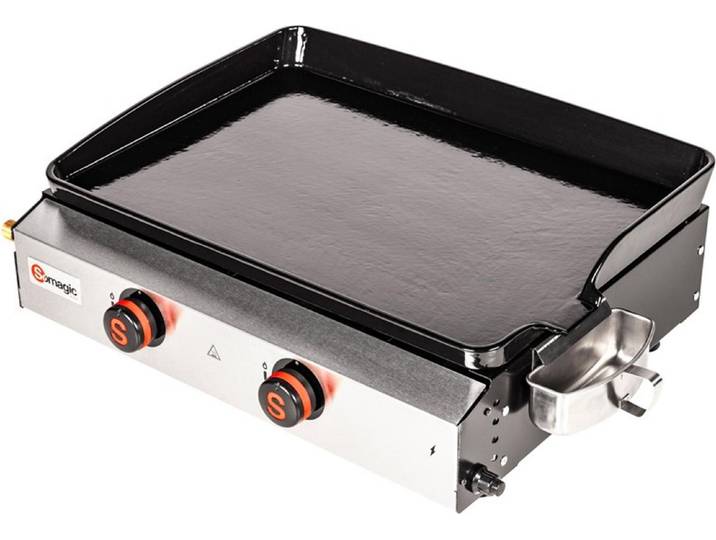Plancha à gaz à poser 2 brûleurs DONASTIA