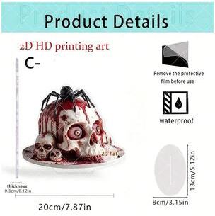 Uplifted Finds Skeleton Spider Terror Eye Desktop Ornament For Pallasara Terror Chamber Decoration c