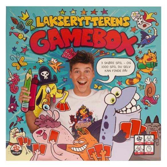 Danspil Lakserytterens GAMEBOX (14103) (Deutsch, 2 - 8 Spieler) (5711699140995)