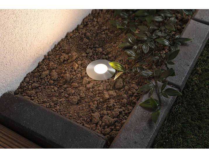 Einbauleuchte Plug & Shine Floor Mini 6 x 9cm Silber 4-teilig