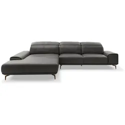 Musterring Ecksofa MR 2490 Leder Anthracite 207 x 342 cm