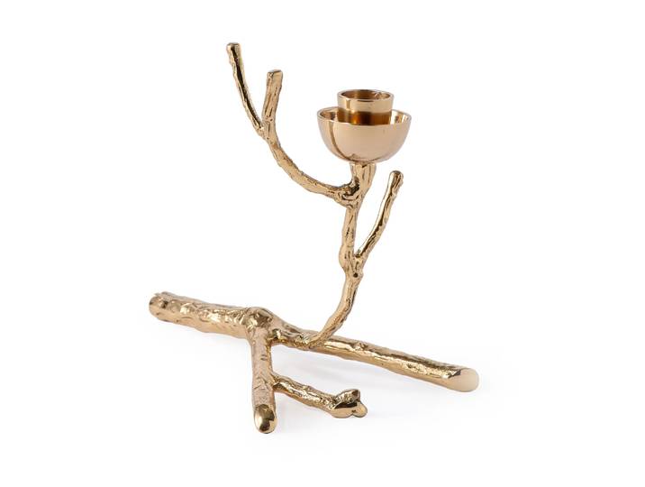 POLSPOTTEN Bougeoir Twiggy XS 14 cm Or
