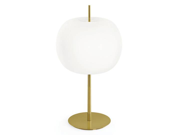 Kushi Lampe de Table XL Brass - KDLN - Salon / séjour - Design - Verre - Boule
