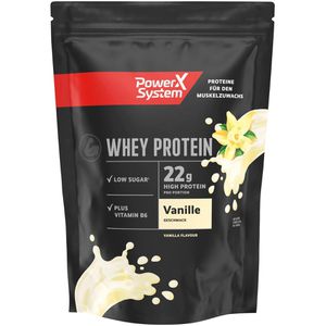 Power-System Proteinpulver Whey Protein, 420g, 22g Protein je Portion (30g), Vanille