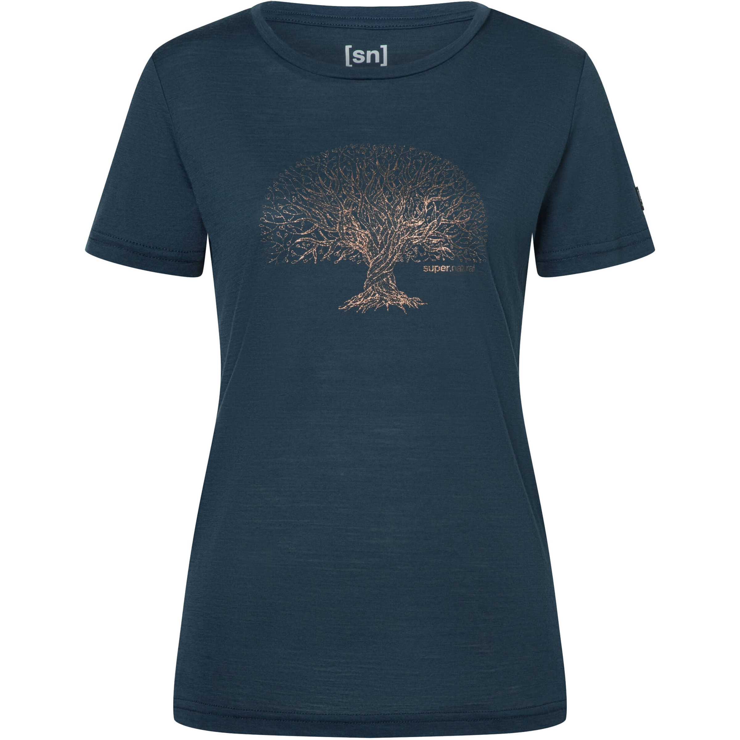 Super.Natural Tree Of Knowledge Damen T-Shirts blau Größe XL Yoga | Lifestyle Hautfreundlich Merinowolle