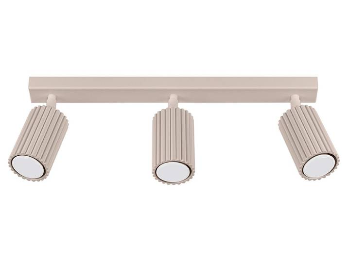 Plafonnier KARBON 3L taupe 3xGU10 10W aluminium 16.5x6.5x45cm Sollux Lighting