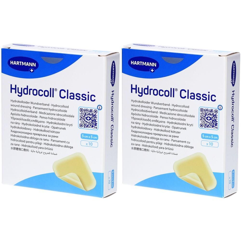 Hydrocoll Classic Wundverband 5x5 cm 2x 2x10 St Kompressen