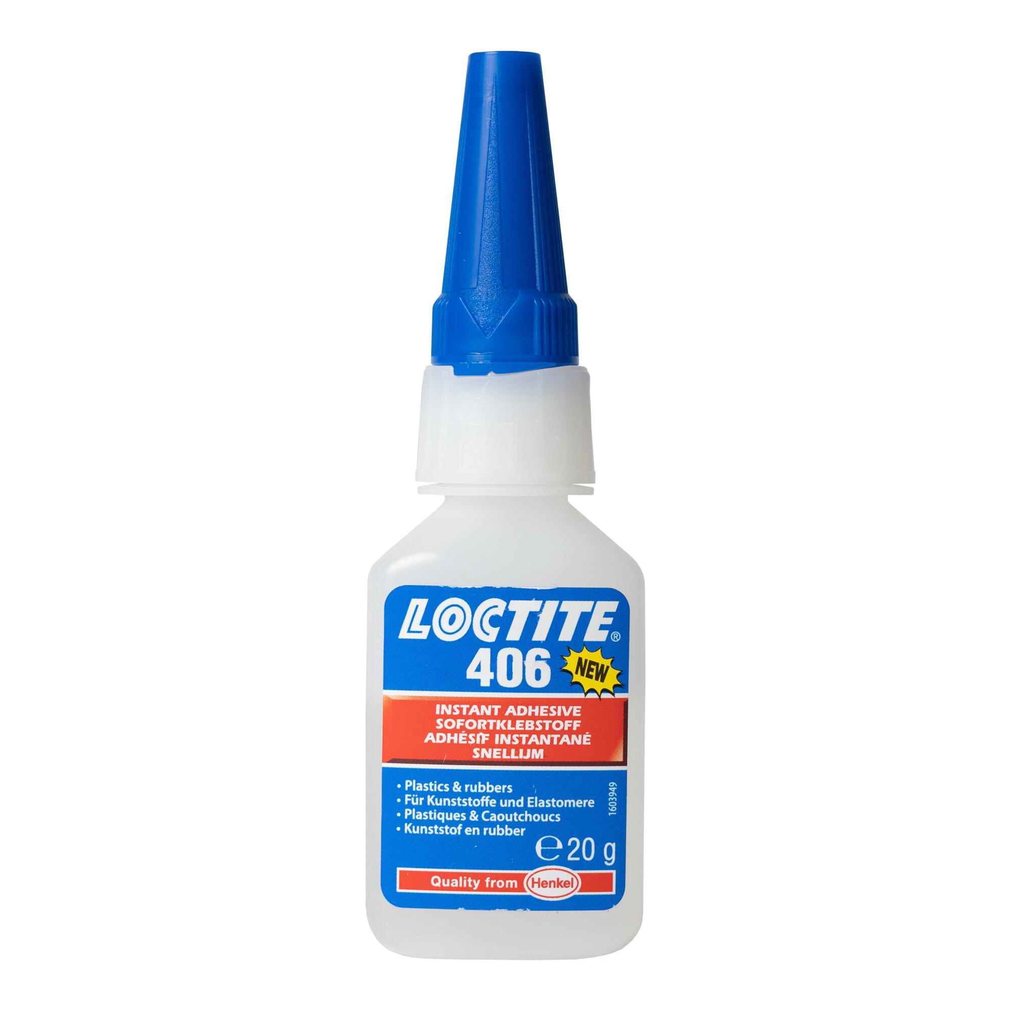 Loctite 406 Sofortklebstoff für Kunststoffe und Elastomere 20 g)