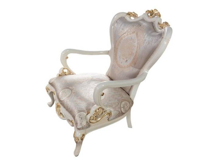 Xlmoebel Sessel Luxuriöser Barock-Thron mit kunstvollen Verzierungen (Sessel), Hergestellt in Europa
