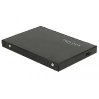 Extern 2.5" Gehäuse für M.2 NVMe PCIe SSD, Laufwerksgehäuse schwarz, mit USB 3.1 Gen 2 USB Type-C