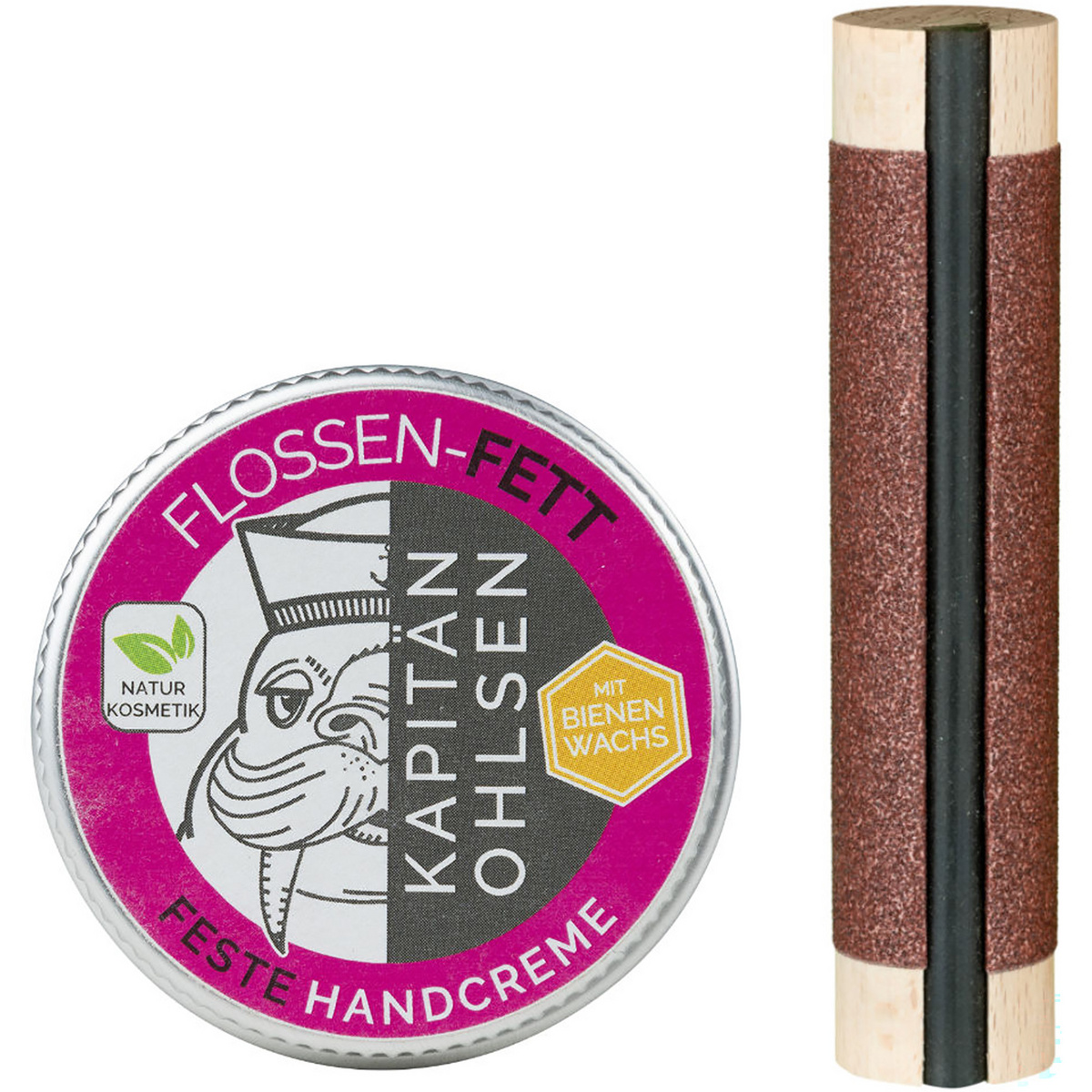Kapitän-Ohlsens Flossen-Feile und Flossen Fett Set (Größe One Size)