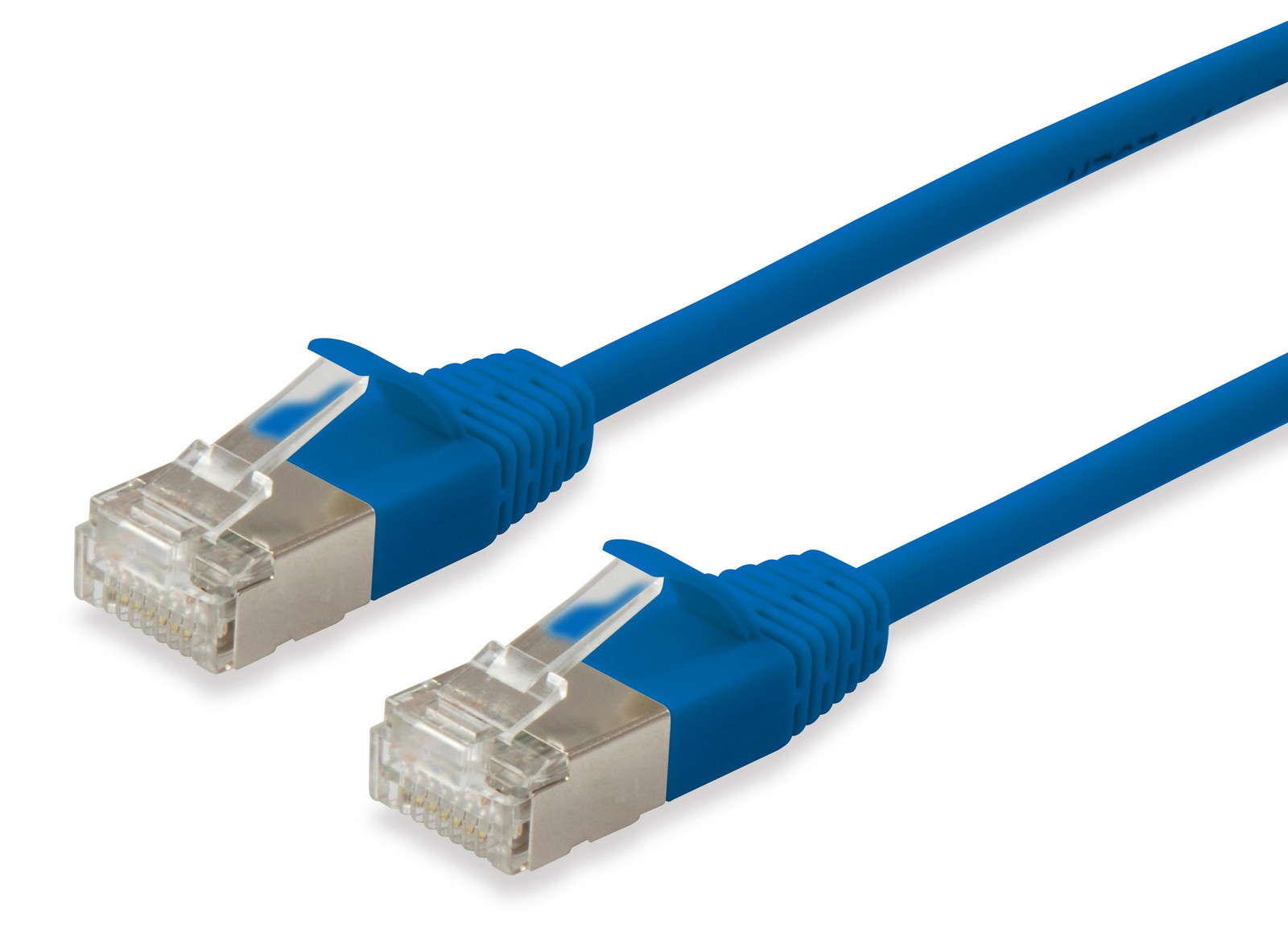 Equip Patchkabel Cat6A F/FTP 2xRJ45 0,50m blauw Slim LSZH