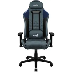AeroCool AC280 DUKE, Gaming Stuhl, Silber, Blau