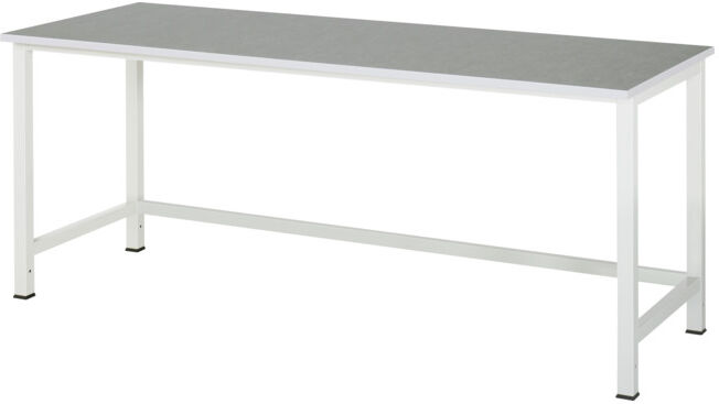 Établi Rau plateau linoléum/universel LxPxH 2000x800x825 mm (03-900-1-L25-20.12)