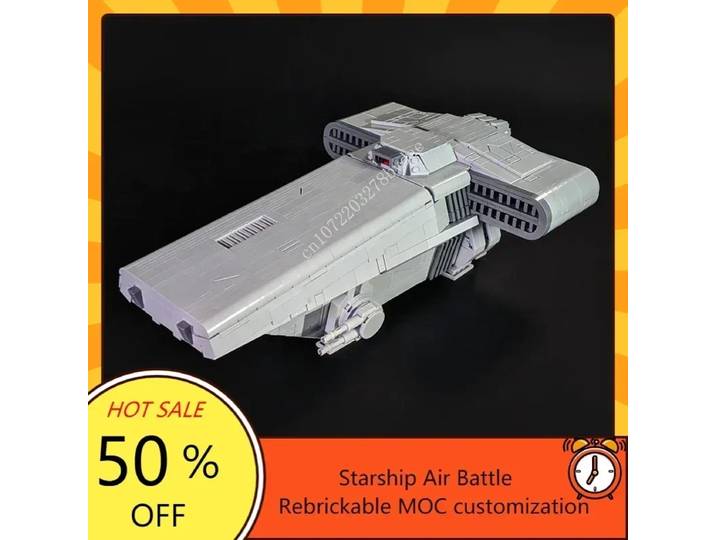 MOC – série Space Battle, 2416 pièces, modèle de vaisseau spatial de Transport de troupes impériales, Puzzle personnalisé, technologie, jouets d'assemblage, cadeaux