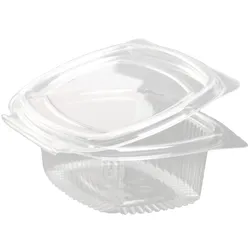 Natürlich Nette Nette 500 Verpackungsbecher 750ml mit Klappdeckel rPET oval